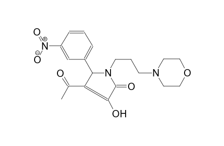 4-acetyl-3-hydroxy-1-[3-(4-morpholinyl)propyl]-5-(3-nitrophenyl)-1,5-dihydro-2H-pyrrol-2-one