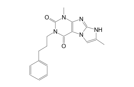 1H-imidazo[2,1-f]purine-2,4(3H,8H)-dione, 1,7-dimethyl-3-(3-phenylpropyl)-