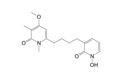 1,3-Dimethyl-4-methoxy-6-[4-(1-hydroxy-1,2-dihydro-2-oxo-3-pyridinyl)butyl]]-2(1H)-pyridone