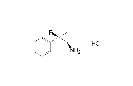 trans-(2-Fluoro-2-phenylcyclopropyl)amine hydrachloride