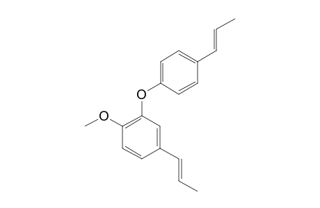 OTTOMENTOSA;1,1'-(E)-PROPENYL-4-METHOXY-3,4'-OXYNEOLIGNAN