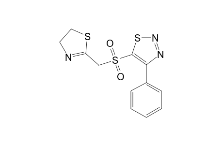 5-(4',5'-DIHYDROTHIAZOL-2'-YL-METHYLSULFONYL)-4-PHENYL-1,2,3-THIADIAZOLE