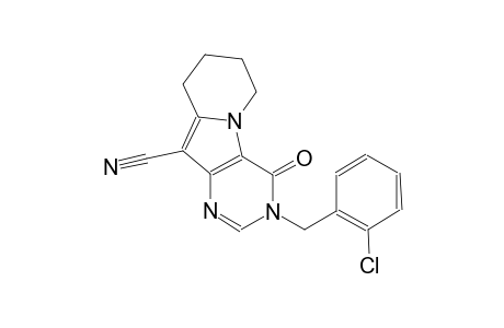 pyrimido[4,5-b]indolizine-10-carbonitrile, 3-[(2-chlorophenyl)methyl]-3,4,6,7,8,9-hexahydro-4-oxo-