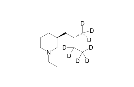 (3S)-1-ethyl-3-[(2S)-3,3,4,4,4-pentadeuterio-2-(trideuteriomethyl)butyl]piperidine