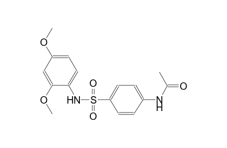 N-{4-[(2,4-dimethoxyanilino)sulfonyl]phenyl}acetamide