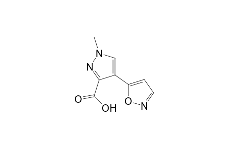 1-Methyl-4-(1,2-oxazol-5-yl)-1H-pyrazole-3-carboxylic acid