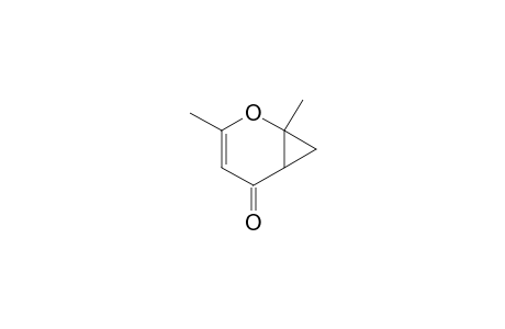 1,3-Dimethyl-2-oxabicyclo(4.1.0)hept-3-en-5-one