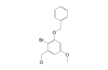 3-BENZYLOXY-2-BROMO-5-METHOXYBENZYLALCOHOL