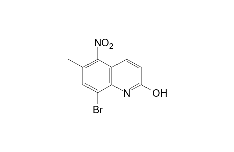 8-bromo-6-methyl-5-nitrocarbostyril