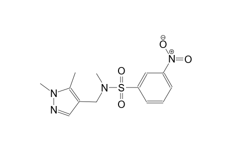 benzenesulfonamide, N-[(1,5-dimethyl-1H-pyrazol-4-yl)methyl]-N-methyl-3-nitro-