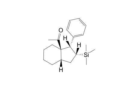 1-[(2R,3S,3aR,7aS)-3-phenyl-2-trimethylsilyl-1,2,3,4,5,6,7,7a-octahydroinden-3a-yl]ethanone