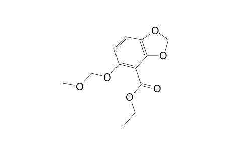 1,3-Benzodioxole-4-carboxylic acid, 5-(methoxymethoxy)-, ethyl ester