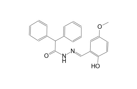 benzeneacetic acid, alpha-phenyl-, 2-[(E)-(2-hydroxy-5-methoxyphenyl)methylidene]hydrazide