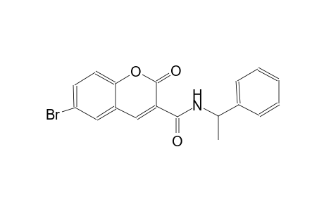 2H-1-benzopyran-3-carboxamide, 6-bromo-2-oxo-N-(1-phenylethyl)-