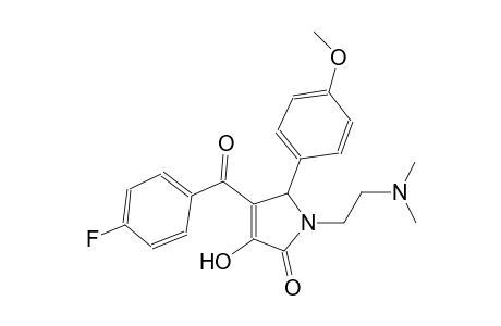 2H-pyrrol-2-one, 1-[2-(dimethylamino)ethyl]-4-(4-fluorobenzoyl)-1,5-dihydro-3-hydroxy-5-(4-methoxyphenyl)-