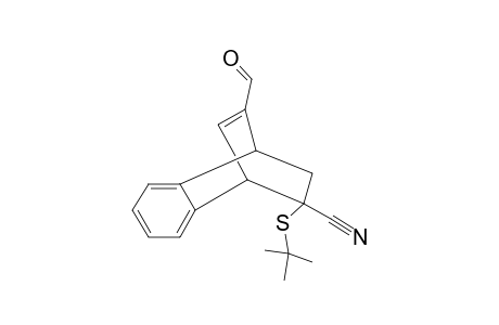 rel-(1R,4R,9R)-9-(tert-butylthio)-2-formyl-1,4-dihydro-1,4-ethanonaphthalene-9-carbonitrile