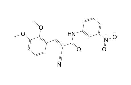 (2E)-2-cyano-3-(2,3-dimethoxyphenyl)-N-(3-nitrophenyl)-2-propenamide