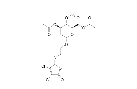 2-(3,4-DICHLORO-5-OXO-2,5-DIHYDROFURAN-2-YLAMINO)-ETHYL-3,4,6-TRI-O-ACETYL-2-DEOXY-ALPHA-D-ARABINOHEXOPYRANOSIDE