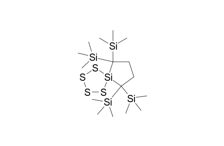 1,1,4,4-tetrakis(Trimethylsilyl)-6,7,8,9-tetrathia-1-silaspiro[4.4]nonane