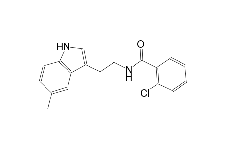 2-chloro-N-[2-(5-methyl-1H-indol-3-yl)ethyl]benzamide