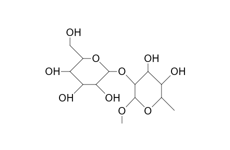 Methyl A-D-glucopyranosyl(1->2)-A-L-rhamnopyranoside