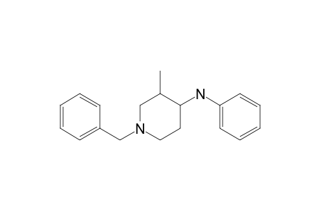4-Anilino-1-benzyl-3-methylpiperidine