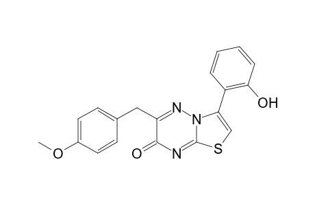 3-(2-hydroxyphenyl)-6-(4-methoxybenzyl)-7H-thiazolo[3,2-b][1,2,4]triazin-7-one