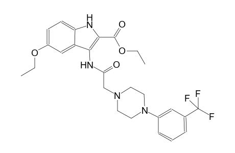 ethyl 5-ethoxy-3-[({4-[3-(trifluoromethyl)phenyl]-1-piperazinyl}acetyl)amino]-1H-indole-2-carboxylate