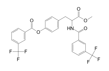 l-Tyrosine, N,o-bis(3-trifluoromethylbenzoyl)-, methyl ester