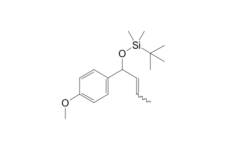 tert-Butyl ((1-(4-methoxyphenyl)but-2-en-1-yl)oxy)dimethylsilane