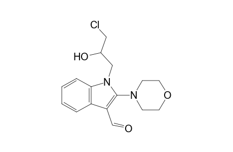 1-(3-Chloro-2-hydroxypropyl)-2-morpholin-4-yl-1Hindole-3-carbaldehyde