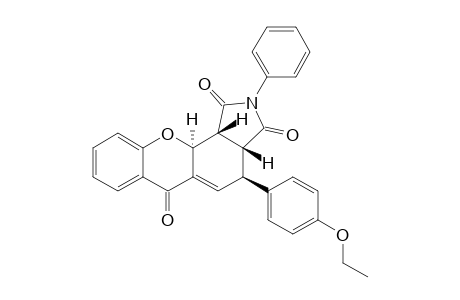 4-(4-ETHOXYPHENYL)-1,3-DIOXO-2-PHENYL-3A,4,11A,11B-TETRAHYDROPYRROLO-[3,4-C]-XANTHONE