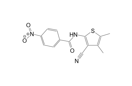 N-(3-Cyano-4,5-dimethyl-2-thienyl)-4-nitrobenzamide