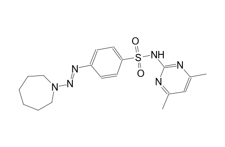 benzenesulfonamide, N-(4,6-dimethyl-2-pyrimidinyl)-4-[(E)-(hexahydro-1H-azepin-1-yl)azo]-