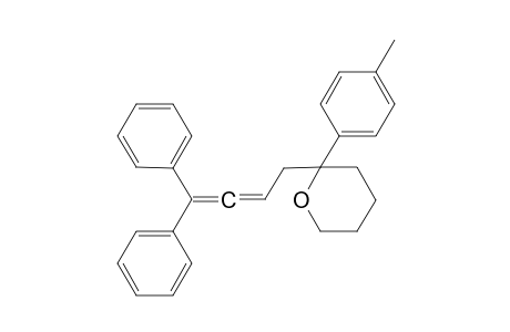 2-(4,4-diphenylbuta-2,3-dienyl)-2-p-tolyl-tetrahydro-2H-pyran