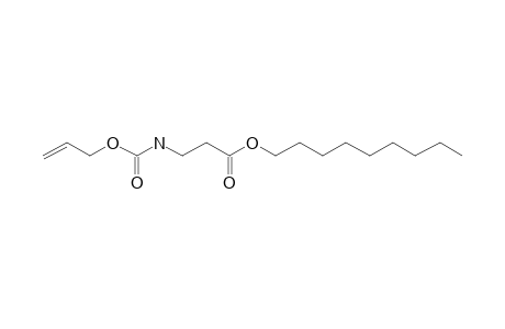 .beta.-Alanine, N-allyloxycarbonyl-, nonyl ester