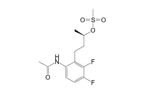 (R)-2-[4-(6-Acetylamino-2,3-difluorophenyl)butyl] methanesulfonate