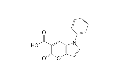 5-Oxo-1-phenyl-1,5-dihydropyrano[3,2-b]pyrrole-6-carboxylic acid