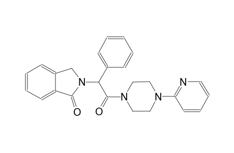 2-{2-oxo-1-phenyl-2-[4-(2-pyridinyl)-1-piperazinyl]ethyl}-1-isoindolinone