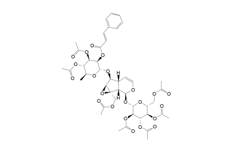 6-O-[(2''-O-TRANS-CINNAMOYL)-ALPHA-L-RHAMNOPYRANOSYL]-CATAPOL-HEPTAACETATE;VERBASPINOSIDE-HEPTAACETATE