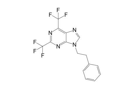 2,6-Bis(trifluoromethyl)-9-phenethyl-9H-purine