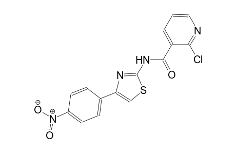 2-chloro-N-[4-(4-nitrophenyl)-1,3-thiazol-2-yl]nicotinamide