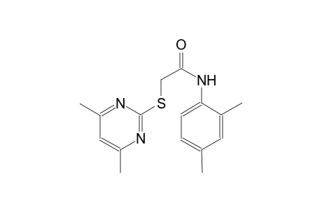 N-(2,4-dimethylphenyl)-2-[(4,6-dimethyl-2-pyrimidinyl)sulfanyl]acetamide