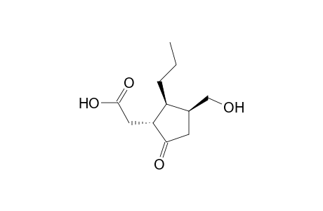 Cyclopentaneacetic acid, 3-(hydroxymethyl)-5-oxo-2-propyl-, (1.alpha.,2.beta.,3.beta.)-(.+-.)-