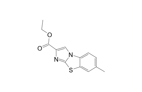 6-methylimidazo[2,1-b][1,3]benzothiazole-2-carboxylic acid ethyl ester