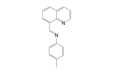 4-Methyl-N-[-8-quinolinylmethylidene]aniline