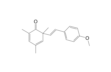 2,4,6-Trimethyl-6[(E)-p-methoxystryryl]cyclohexa-2,4-dienone