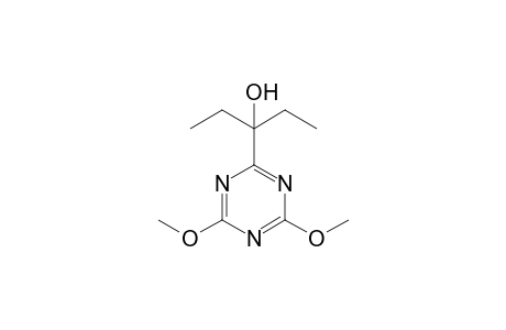 3-(4,6-Dimethoxy-1,3,5-triazin-2-yl)pentan-3-ol