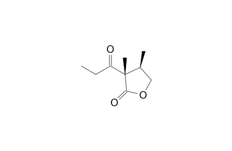 (3S,4R)-3,4-dimethyl-3-(1-oxopropyl)-2-oxolanone