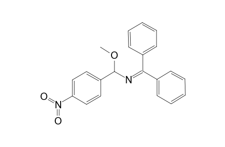 benzhydrylidene-[methoxy-(4-nitrophenyl)methyl]amine